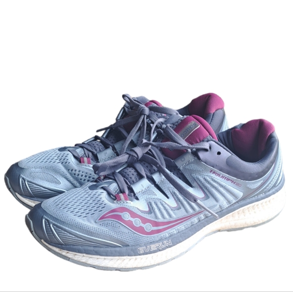 Saucony Women's Running Shoes - Gray and Pink - Picture 1 of 5
